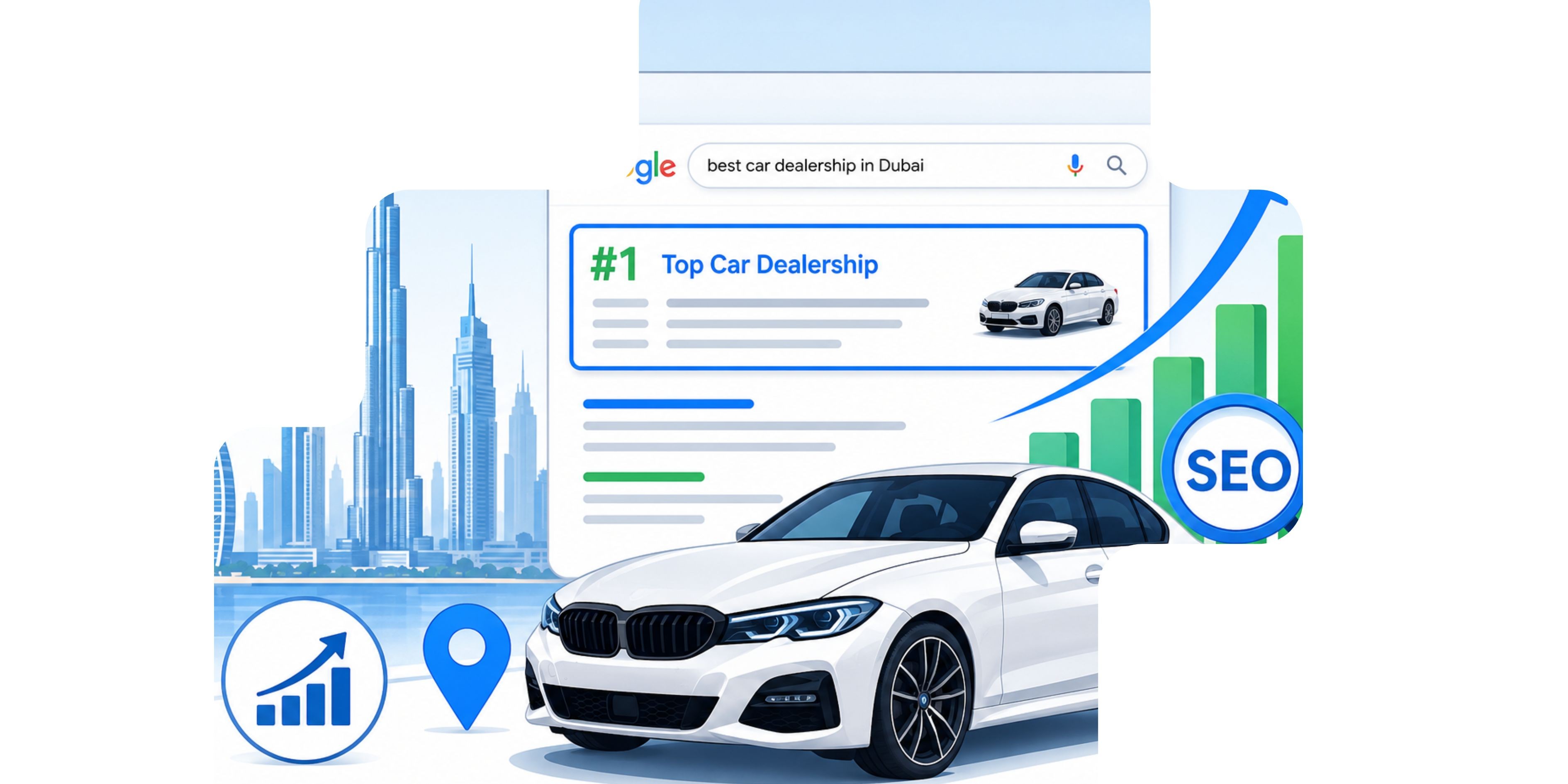 SEO Service For Automotive Businesses in Dubai